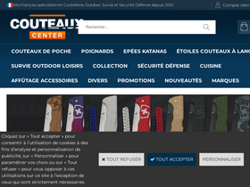 'couteaux-center.com' screenshot