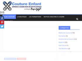 'coutureenfant.fr' screenshot