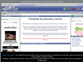 'covercaratulas.com' screenshot