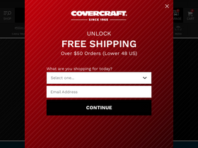 'covercraft.com' screenshot