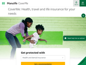 'coverme.com' screenshot
