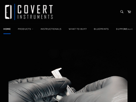 'covertinstruments.com' screenshot
