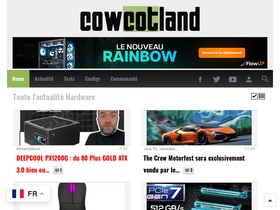 'cowcotland.com' screenshot