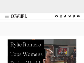 'cowgirlmagazine.com' screenshot
