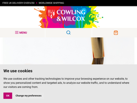 'cowlingandwilcox.com' screenshot