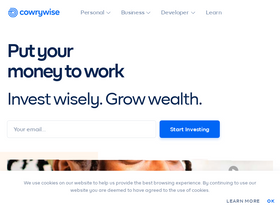 'cowrywise.com' screenshot