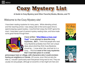 'cozy-mystery.com' screenshot
