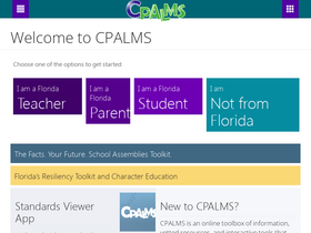 'cpalms.org' screenshot