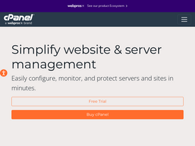 'cpanel.com' screenshot