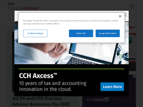 'cpapracticeadvisor.com' screenshot