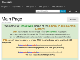 'cpdl.org' screenshot