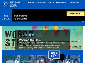 'cpl.org' screenshot