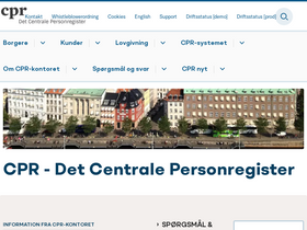 'cpr.dk' screenshot