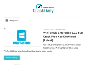 'crackdaily.com' screenshot