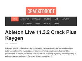 'crackedroot.com' screenshot