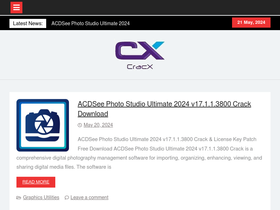 'cracx.com' screenshot
