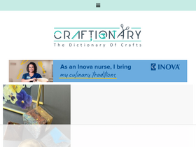 'craftionary.net' screenshot