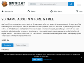 'craftpix.net' screenshot