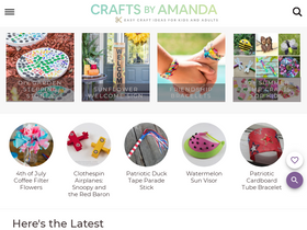 'craftsbyamanda.com' screenshot