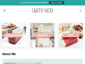 'craftsyhacks.com' screenshot