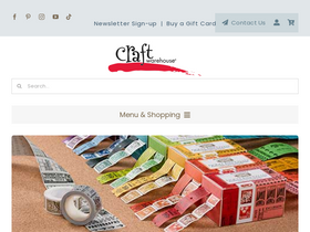 'craftwarehouse.com' screenshot