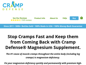 'crampdefense.com' screenshot
