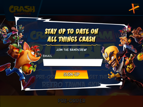 'crashbandicoot.com' screenshot