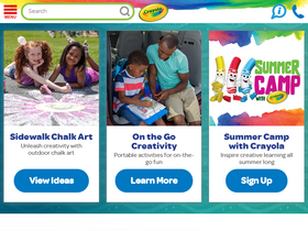'crayola.com' screenshot