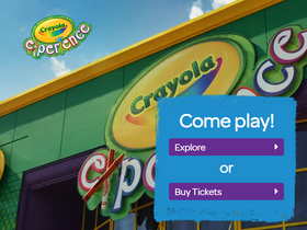 'crayolaexperience.com' screenshot