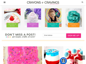 'crayonsandcravings.com' screenshot