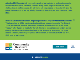 'crcu.org' screenshot