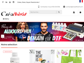 'creadhesif.com' screenshot