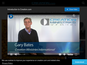 'creation.com' screenshot