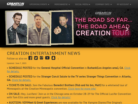 'creationent.com' screenshot