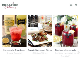'creative-culinary.com' screenshot