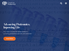 'creative-proteomics.com' screenshot