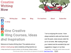 'creative-writing-now.com' screenshot