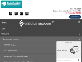 'creativebiomart.net' screenshot