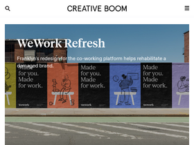 'creativeboom.com' screenshot