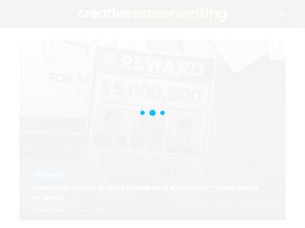 'creativescreenwriting.com' screenshot