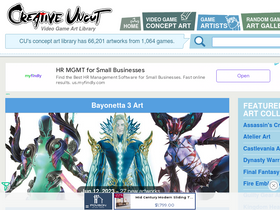 'creativeuncut.com' screenshot