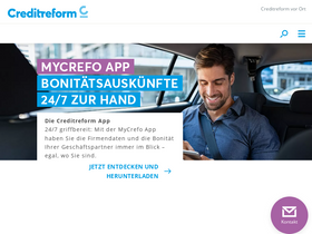 'creditreform.de' screenshot