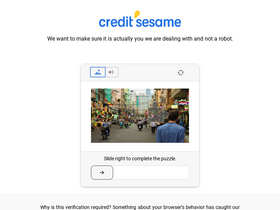 'creditsesame.com' screenshot