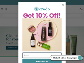 'credobeauty.com' screenshot