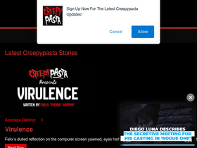 'creepypasta.com' screenshot