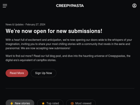 'creepypasta.org' screenshot