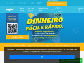 'crefisa.com.br' screenshot
