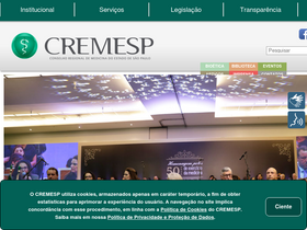 'cremesp.org.br' screenshot