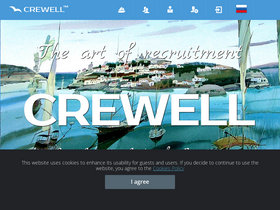'crewell.net' screenshot