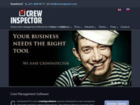 'crewinspector.com' screenshot